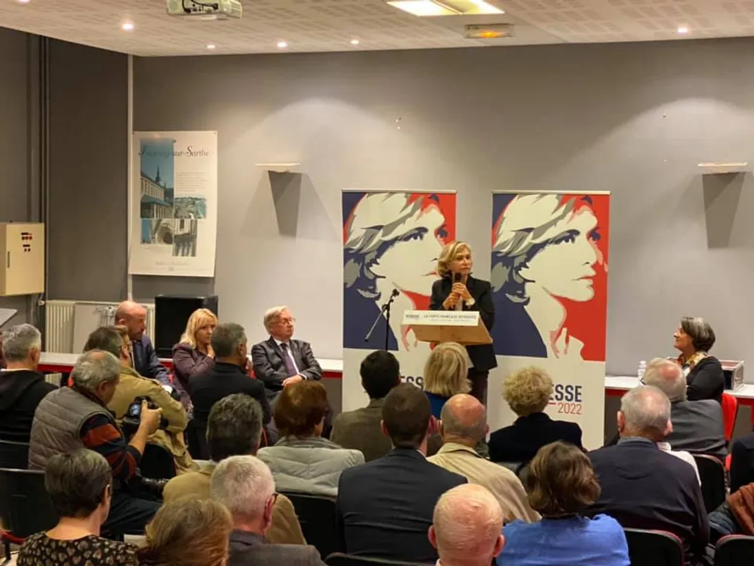 Valérie Pécresse à Fresnay-sur-Sarthe